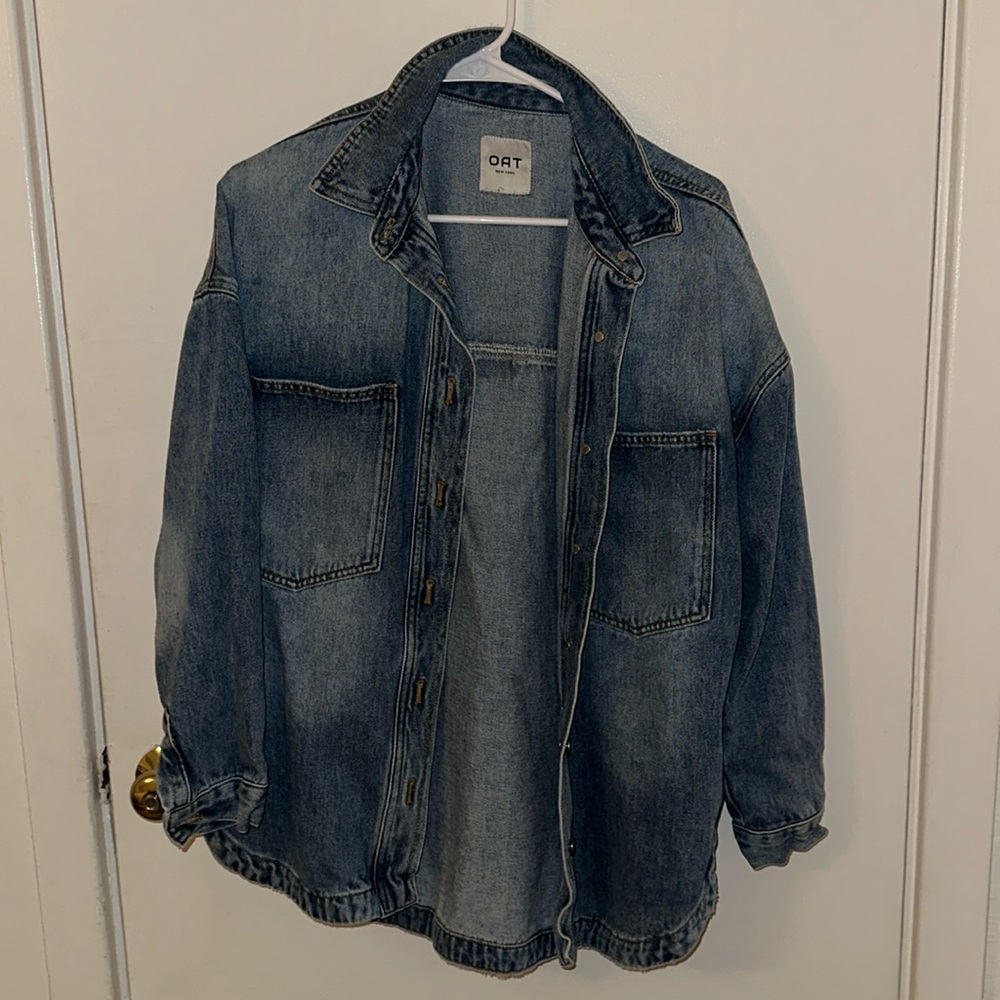 OAT oversized denim shirt